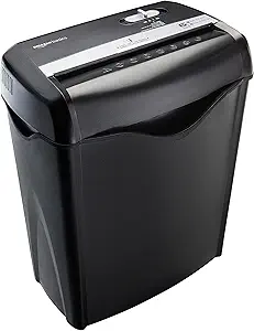 Amazon Basics 6-Sheet Cross Cut Shredder