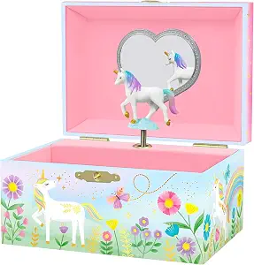 Floral Unicorn Jewelry Box
