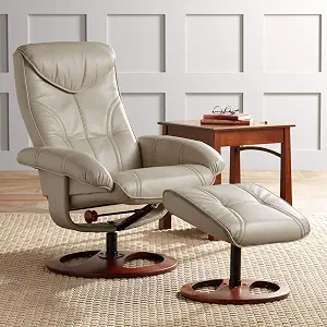 Benchmaster Newport Swivel Recliner with Ottoman