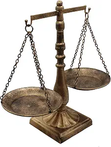 Vintage Metal Libra Jewelry Tray