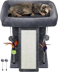 TWDEPART Cat Tree Tower with Scratching Post