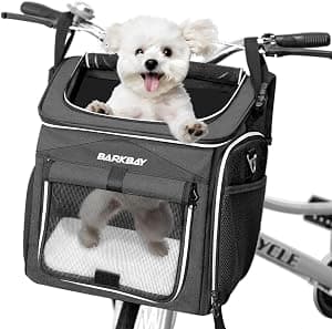 Dog Bike Basket Carrier Expandable Pet Backpack