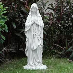 Virgin Mary Solar Garden Statue
