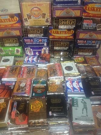 Vintage NBA Basketball Cards Sealed Wax Packs