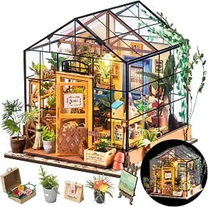 Rolife Cathy's Greenhouse DIY Miniature Kit