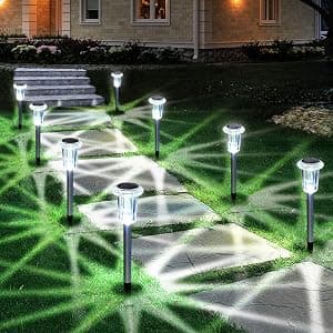 Solar Pathway Lights, 10 Pack