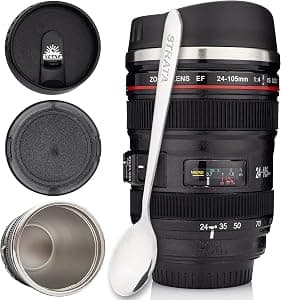 STRATA CUPS Camera Lens Coffee Mug