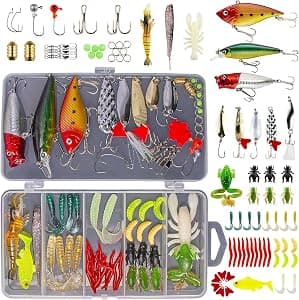 Freshwater Fishing Lures & Tackle Kit