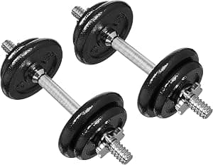 Amazon Basics Adjustable Dumbbell Set