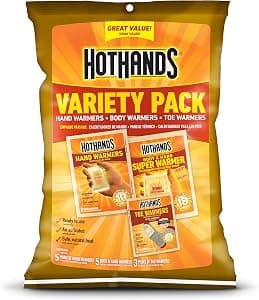 HotHands Toe, Hand & Body Warmer Variety Pack