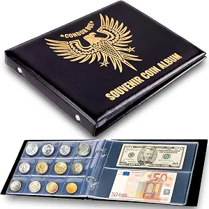 3-in-1 Coin and Currency Collector Album