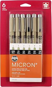 SAKURA Pigma Micron Fineliner Pens