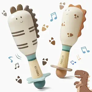 Evoceler Dinosaur Rattles & Teether Toys
