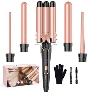 BESTOPE PRO 5-in-1 Curling Wand Set