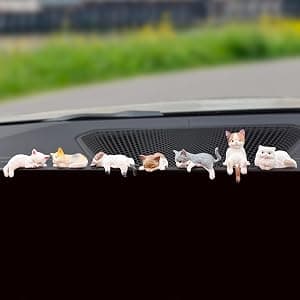 Mini Cat Car Dashboard Ornaments