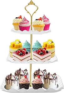 White 3-Tier Cupcake Stand