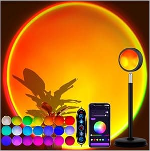 Sunset Lamp Projector with Color Changing LED