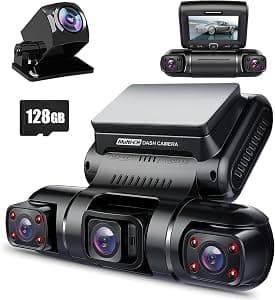 PRUVEEO 360 Degree 4 Channel Dash Cam
