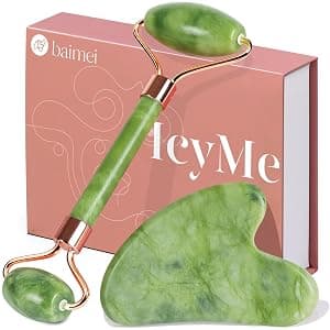 BAIMEI IcyMe Gua Sha & Jade Roller Set