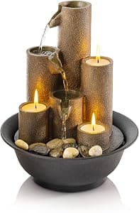 Alpine Corporation WCT202 Tabletop Water Fountain