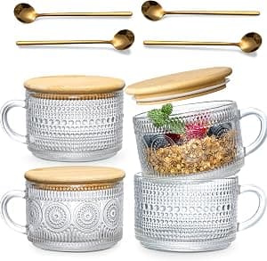 LANDNEOO Vintage Coffee Mugs Set