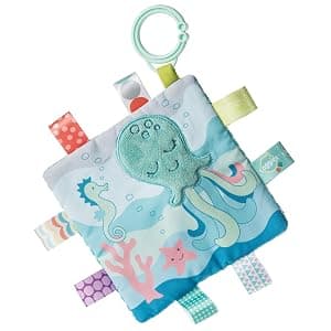 Taggies Crinkle Me Sleepy Seas Octopus Toy